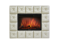 Каминокомплект: Очаг Electrolux EFP/P-3020LS с порталом Firelight Crystal 30 светлая экокожа