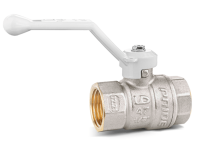 Кран шаровой латунный LD Pride 47.40.B-B.Р (White) Ду 40 Ру 25 вн-вн, (рычаг)