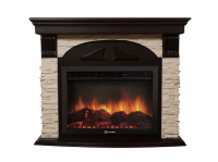 Портал Firelight Torre 30S камень слоновая кость, шпон венге