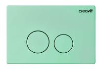 CREAVIT Кнопка для инсталляции TERRA зеленый нил  GP9002.09