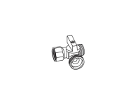 Кран Royal Thermo OPTIMAL для стиральной машины 1/2quot;x3/4quot;х1/2quot;
