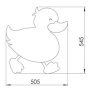 CREAVIT DUCKY Зеркало Утенок СИНИЙ DC30035-AB
